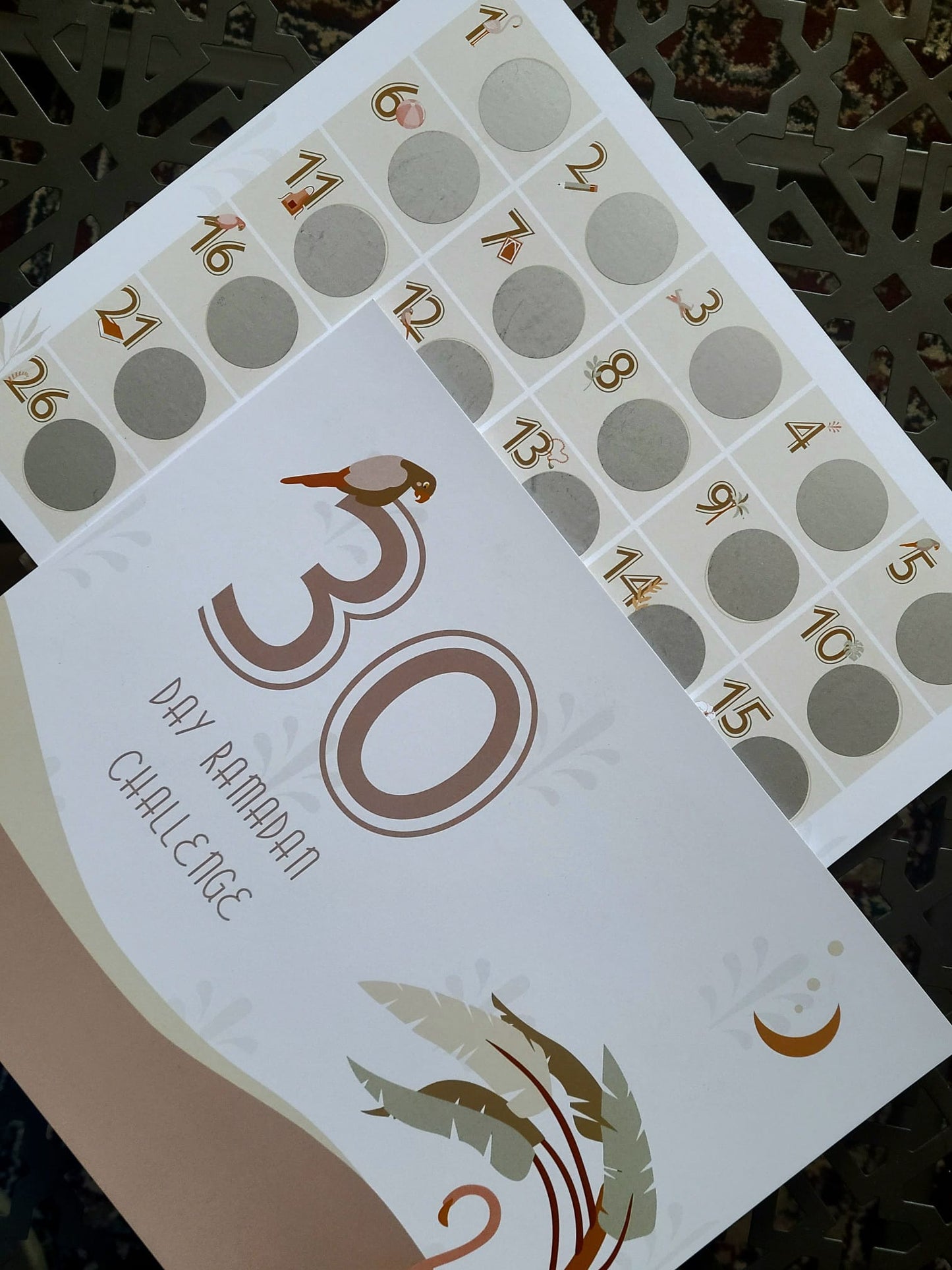 30 Day Ramadan Scratch Card Challenge