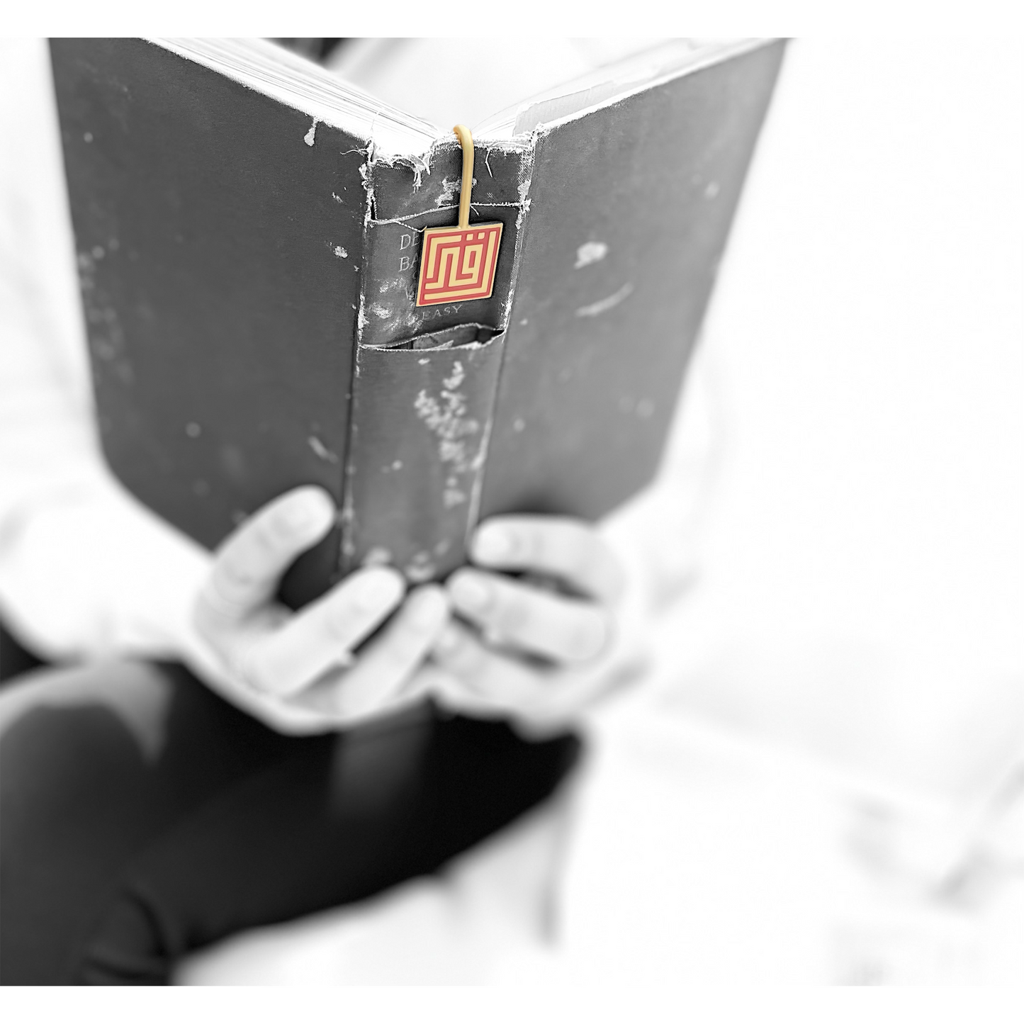 IQRA Bookmark - Red & Dull Gold