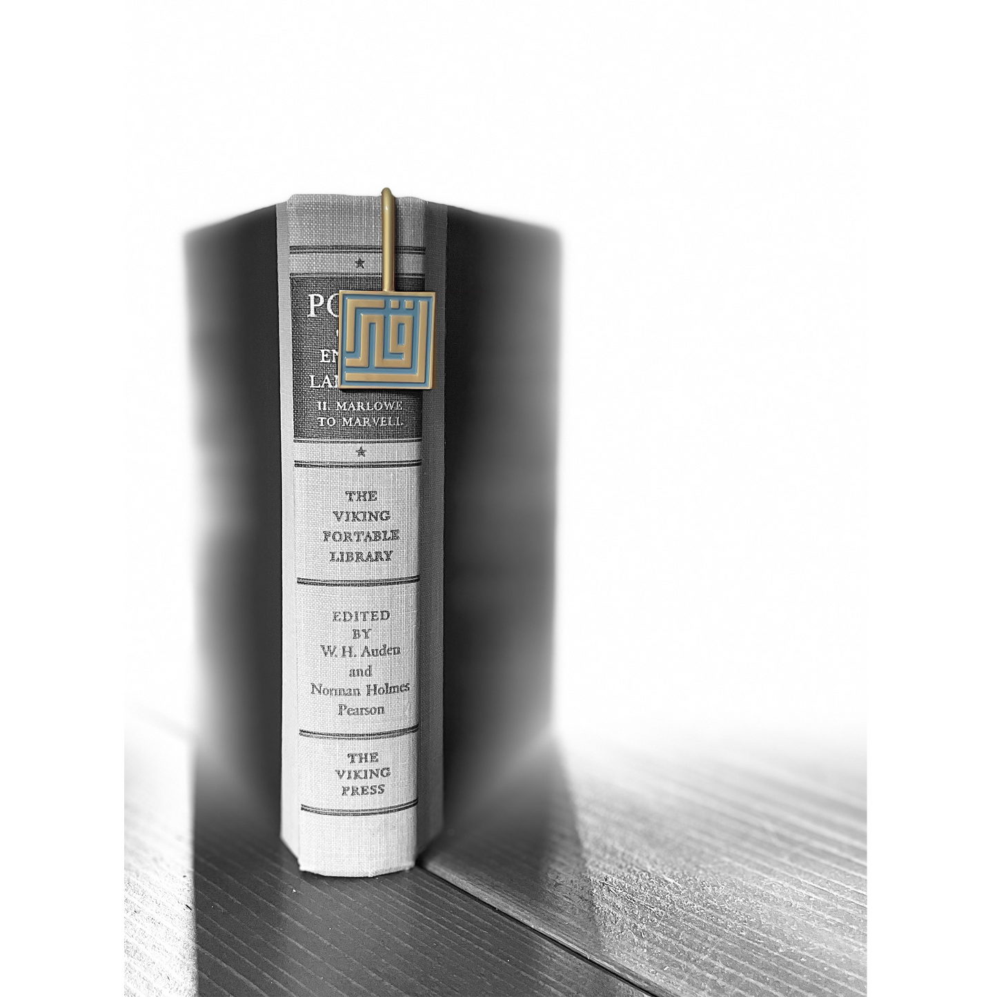 IQRA Bookmark - Light Blue & Dull Gold