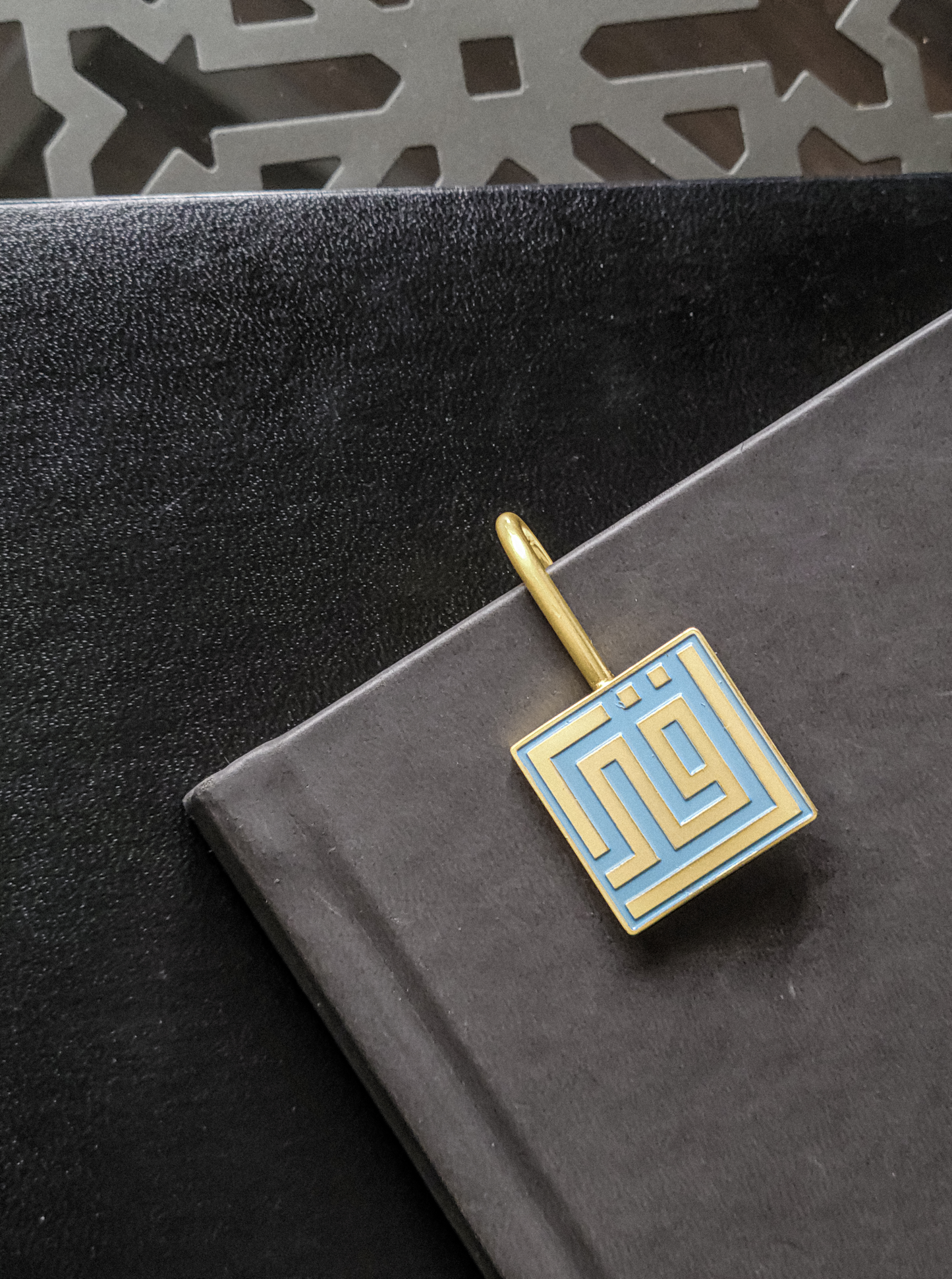 IQRA Bookmark - Light Blue & Dull Gold