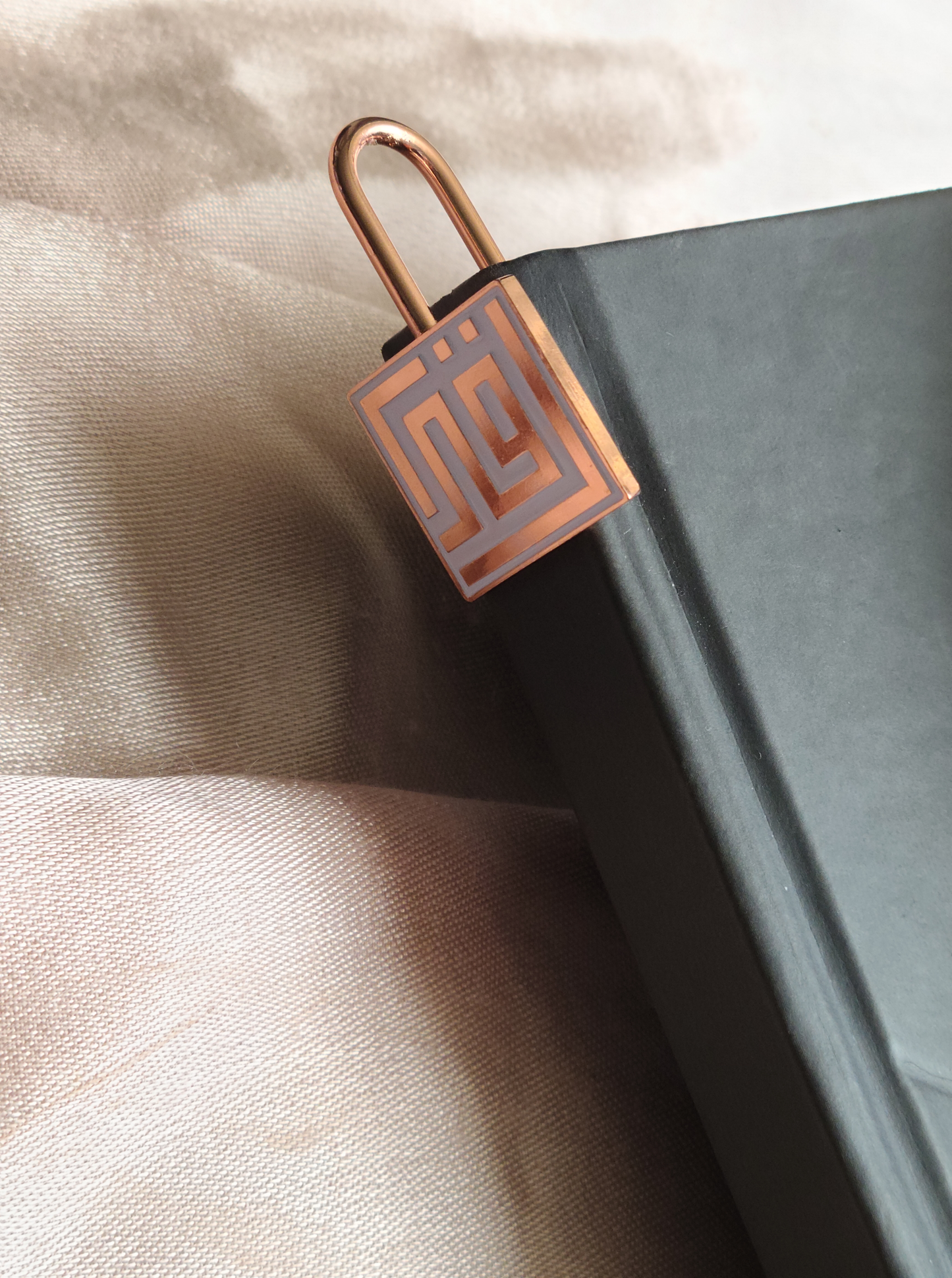 IQRA Bookmark - Peach & Rose Gold