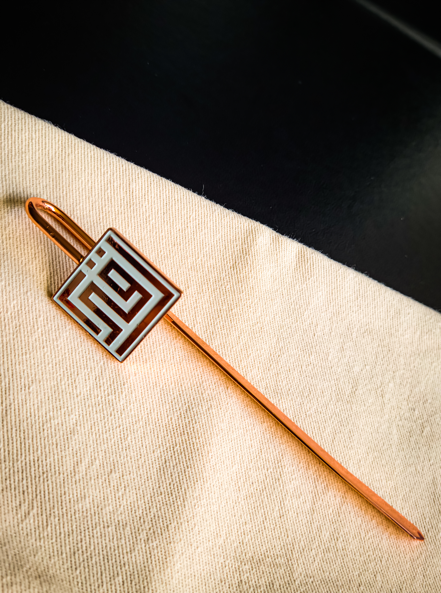IQRA Bookmark - Turquoise & Rose Gold