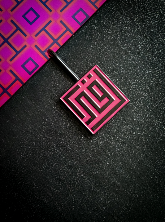 IQRA Bookmark - Pink & Black